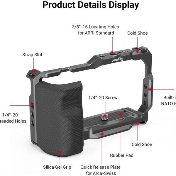 Camera Cage for Sony ZV-E10 - image 5