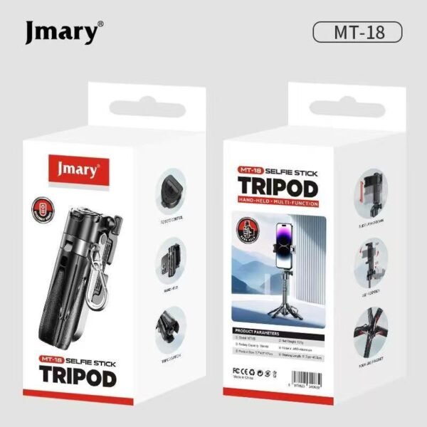 Jmary MT-18 Mini Selfie Stick with Bluetooth Remote - image 2