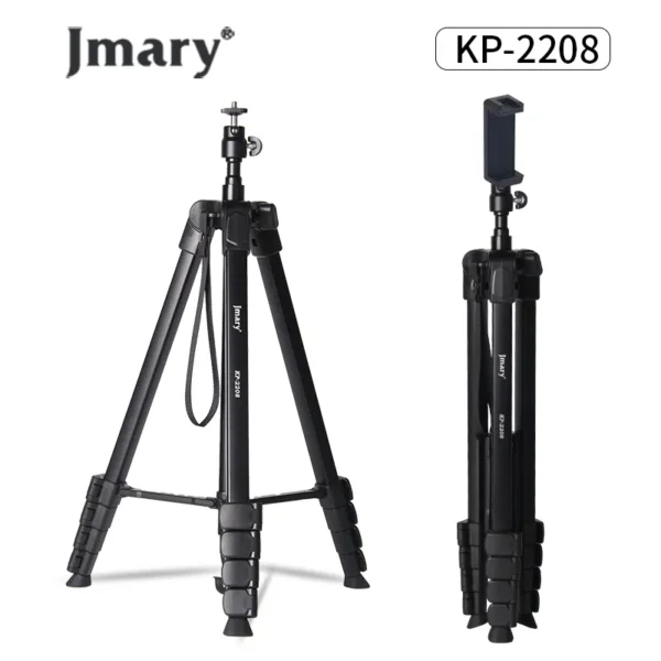 Jmary KP-2208 Multifunctional Tripod + Monopod For Mobile And Ring Light - image 5