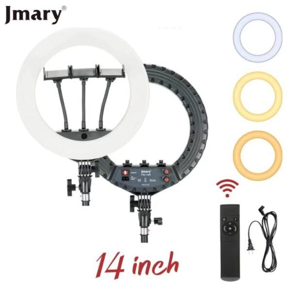 Jmary Ring Light FM-14R  14″Inch  For Reels and YouTube Video