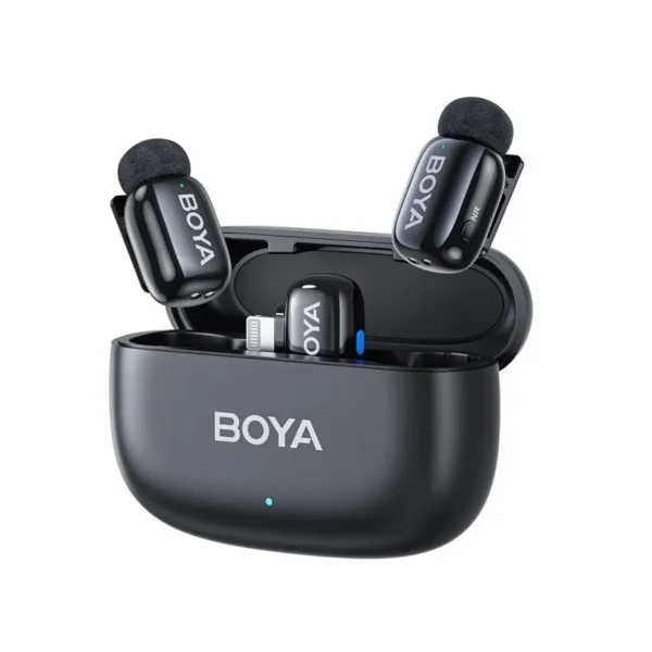 BOYA Mini 15 For I Phone IOS  Dual Wireless Microphone With Charging Case With 3 Year Warranty - image 3