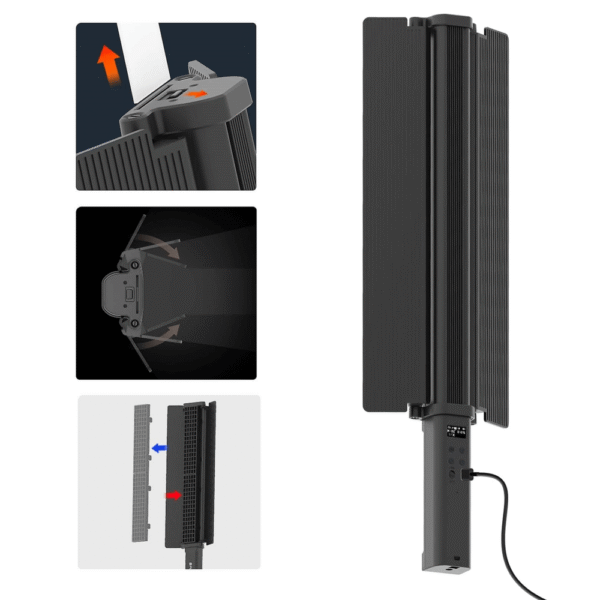 Mamen Sl- B06 LED RGB Stick Light ( 2500K-9900K ) - image 6