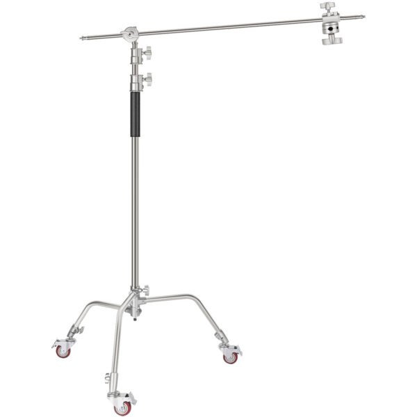 Professional Metal C-Stand with Wheels - image 2