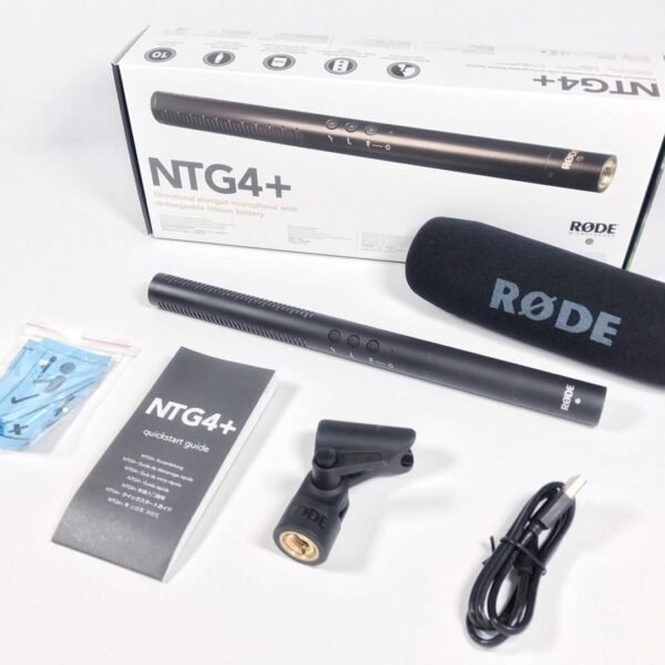 Rode NTG4+ Dual-powered Professional Shotgun Microphone - image 3