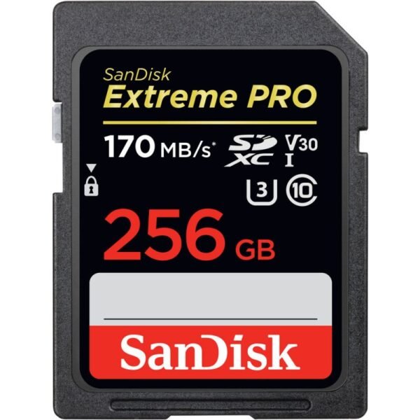 SanDisk SDHC 256GB 170MB/S Extreme Pro