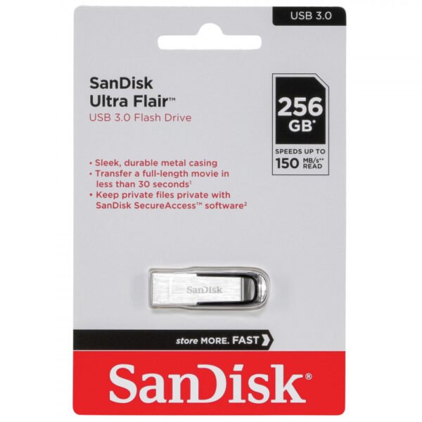 SanDisk 256GB Ultra Flair USB 3.0 Flash Drive - image 2