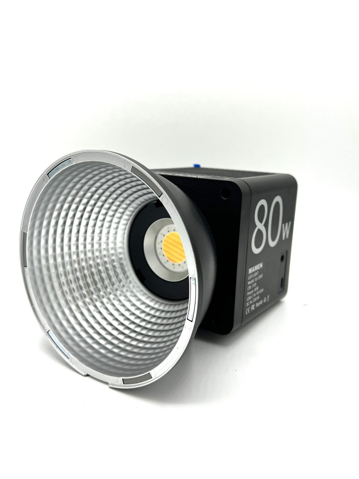 Mamen SL-C80R LED Video BI Color +RGB Light With Built In Battery Power Portable Cob Photography Light ( Bowen Mount Including )