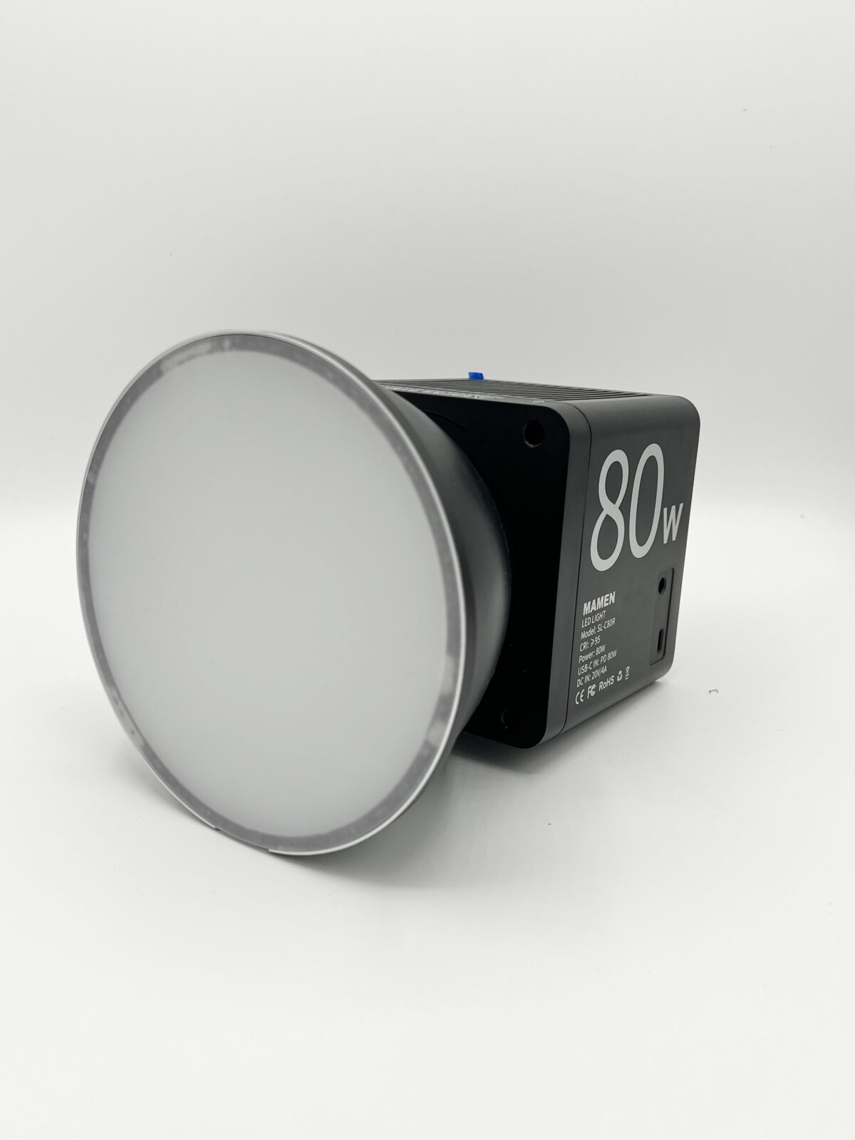 Mamen SL-C80R LED Video BI Color +RGB Light With Built In Battery Power Portable Cob Photography Light ( Bowen Mount Including )