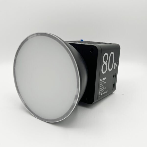 Mamen SL-C80R LED Video BI Color +RGB Light With Built In Battery Power Portable Cob Photography Light ( Bowen Mount Including ) - image 4