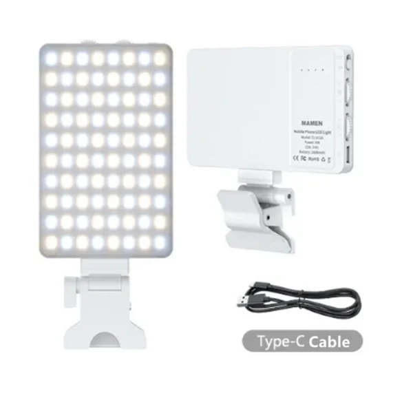 MEMEN CL-V12A LED Selfie Light Portable Clip for Phone and Camera Fill Light