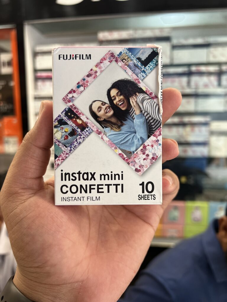 Fujifilm Instax Mini Instant Film – Confetti (10 Sheets)