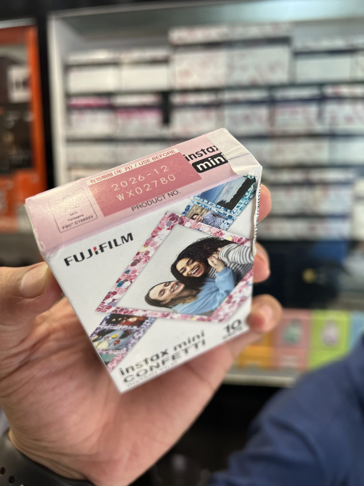 Fujifilm Instax Mini Instant Film – Confetti (10 Sheets)