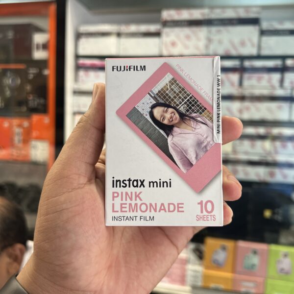 Fujifilm Instax Mini Instant Film – Pink Lemonade (10 Sheets)