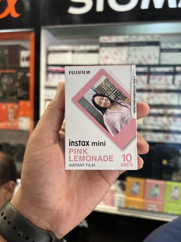 Fujifilm Instax Mini Instant Film – Pink Lemonade (10 Sheets)