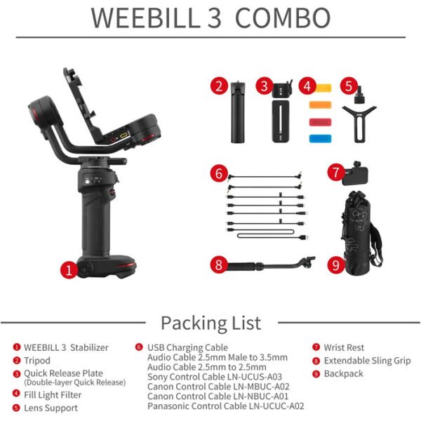 ZHIYUN WEEBILL 3S Gimbal Stabilizer Combo - image 8