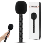 H1 Wireless Microphone Handheld Adapter News TV Reporter Interview Hand Stick For All Type of Wirelsss Microphone