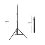 ICON IC 70 Photography Light Tripod Stand for Softbox Ring Lights and Mobile Phones