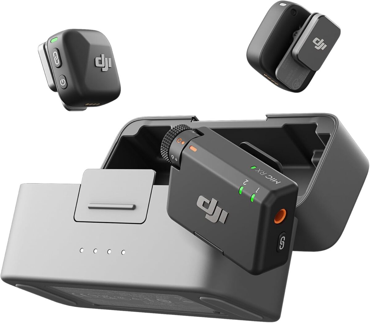 DJI Mic Mini (2 TX + 1 RX) – 2-Person Wireless Microphone