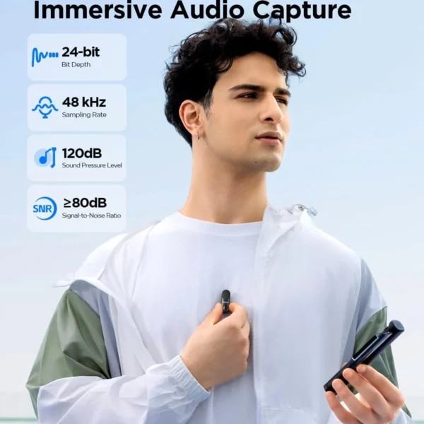 BOYA Magic Transformable Al-Powered Mini Wireless Microphone 03 With 3 Year Warranty - image 5
