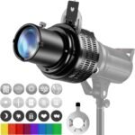 Bowens Mount Conical Snoot kit for Flash Speedlite/Strobe Monolight/Photography LED Light,