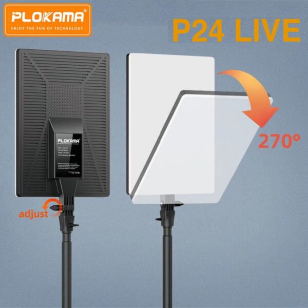 Plokama Live-P24 Application Scenarios Led Fill Light Panel with Stand - image 2