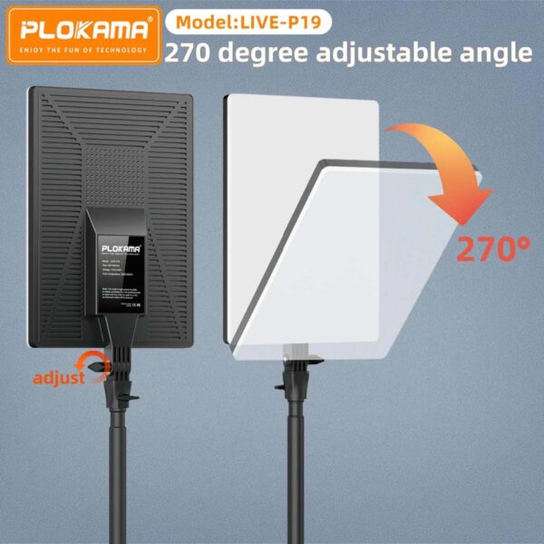 Plokama Live-P19 Application Scenarios Led Fill Light Panel with Stand