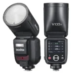 Godox V100 Round Head Camera Flash For Canon