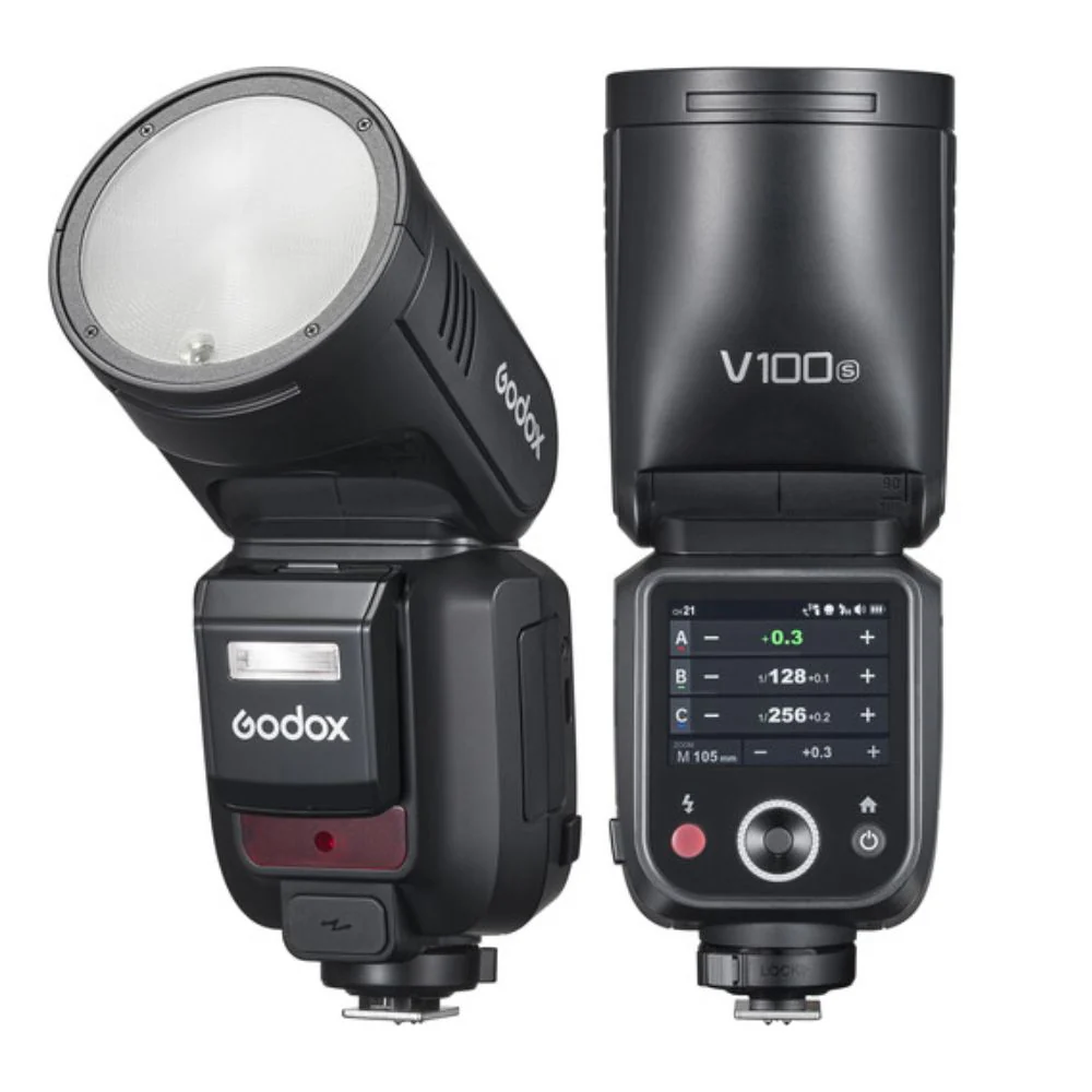 Godox V100 Round Head Camera Flash For Sony
