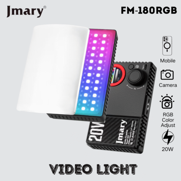 Jmary FM-180  RGB Video 20W Fill Light - image 5