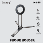 JMARY MS-95 Foldable 180° Rotation Magnetic Phone Stand Portable Desktop Phone Tripod