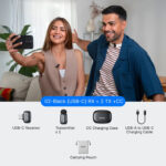 BOYA mini 2-02 2-Person AI Noise Cancellation Wireless Microphone