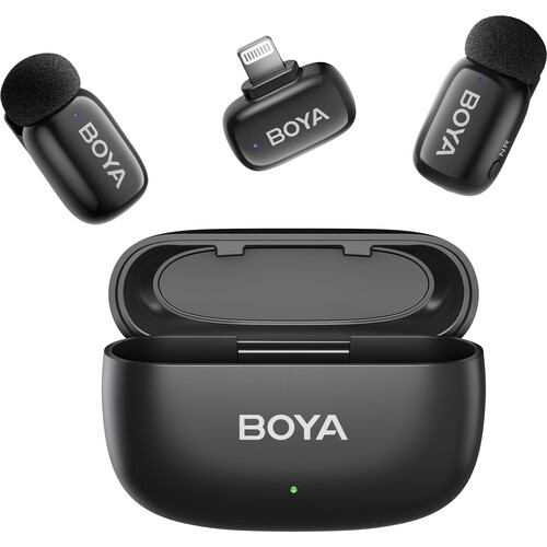 BOYA mini 2-03 2-Person AI Noise Cancellation Wireless Microphone