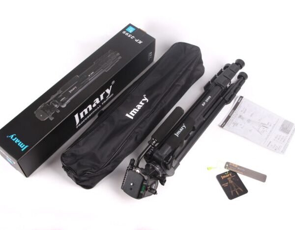 Jmary KP-2599 Professional Aluminium Alloy Fluid Head Monopod Stand Video Camera Tripod - image 3