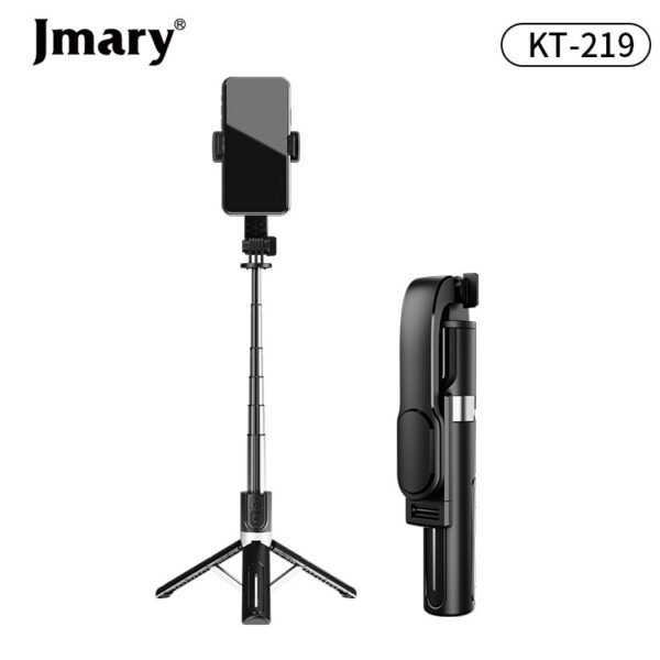 Jmary KT-219 Mini Tripod and Mobile Selfie Stick with Remote Shutter Mobile Tripods