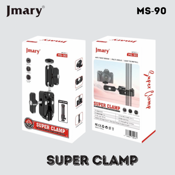 Jmary MS-90 Multi-Functional Super Clamp for Mobile / Gopro / Camera - image 3