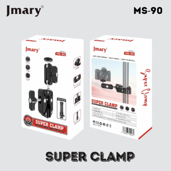 Jmary MS-90 Multi-Functional Super Clamp for Mobile / Gopro / Camera - image 3