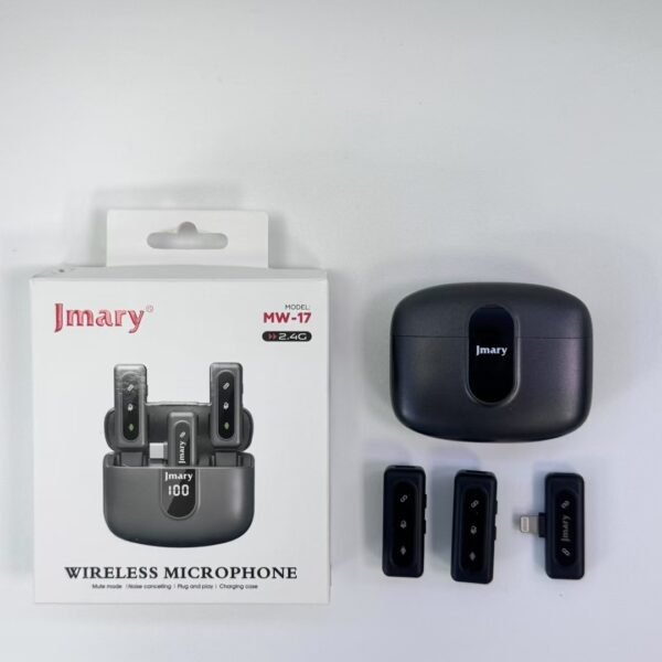 Jmary MW-17 2.4G Wireless Microphone for Mobile Iphone (Lightning) with 2 Years Extended Warranty - image 2
