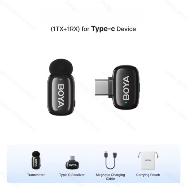 BOYA mini 2-06 Single Person AI Noise Cancellation Wireless Microphone