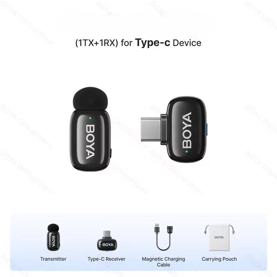 BOYA mini 2-06 Single Person AI Noise Cancellation Wireless Microphone