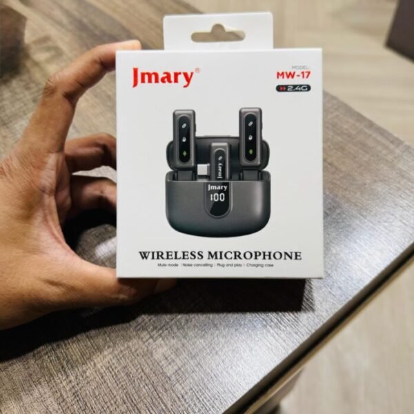Jmary MW-17 2.4G Wireless Microphone for Mobile (Type-C) with 2 Years Extended Warranty - image 2