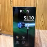 ICON SL10 Aluminum Alloy Spot Light 10W RGB Photography Flashlight with 4 Colors Gobo Filters 10W Portable LED Video Fill Light