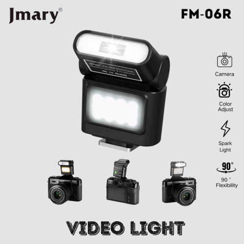 Home Lighting and Ring Light Jmary FM-06R Mini Camera Flash Video Light Jmary FM-06R Mini Camera Flash Video Light
