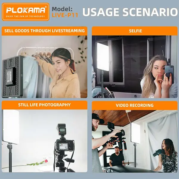 Plokama LIVE-P11 LED Photography/Videography Fill Light image 6