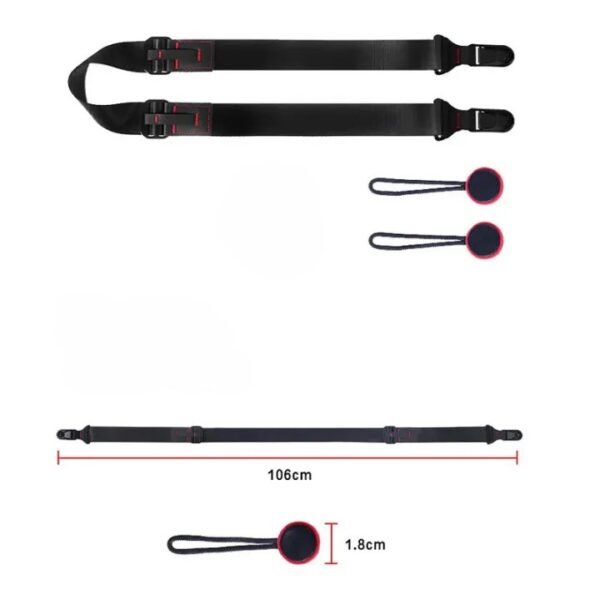Mamen Camera Shoulder Strap for all DSLR and Mirrorless Cameras ( Black ) - image 5