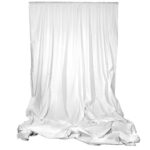 Backdrop Chroma Sheet Non-Woven Fabric Size 2x3 Meter ( Availabe Colors White ,Black,Green )