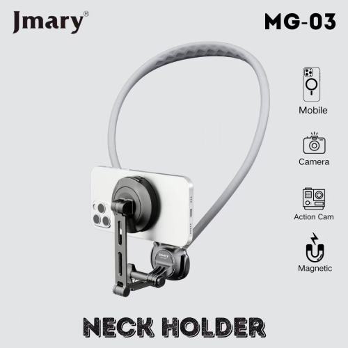 JMARY MG-03 Magnetic Neck Mount Holder for POV Shooting Multi-angle Selfie Adjustable Phone Holder for Smartphone Price in Pakistan