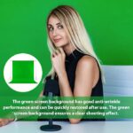 Backdrop Chroma Sheet Non-Woven Fabric Size 2x3 Meter ( Availabe Colors White ,Black,Green )