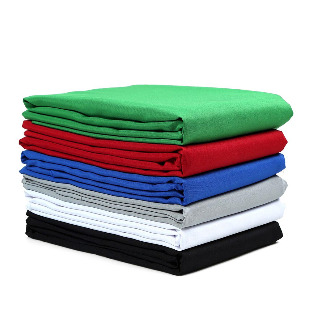 Backdrop Chroma Sheet Non-Woven Fabric Size 2x3 Meter ( Availabe Colors White ,Black,Green )