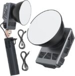 Mamen 100W RGB LED COB Professional LED Video Light with 140W Power Supply Handle