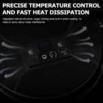 ICON SL60Bi Bi-Color 2700-6500K Flat Panel Light Video Photography Light 60W Professional Studio Strobe Lamp with Wireless Remote
